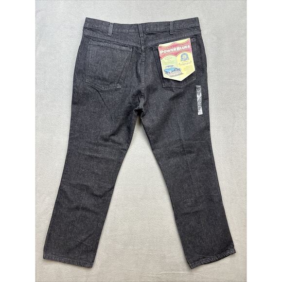 Power Blues Clothing Co. Dark Wash Denim Jeans Mens Size 40x30 NEW w/ Tags - Picture 8 of 10